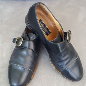 Men's Monk Strap  Sz 9.5 EE Black,